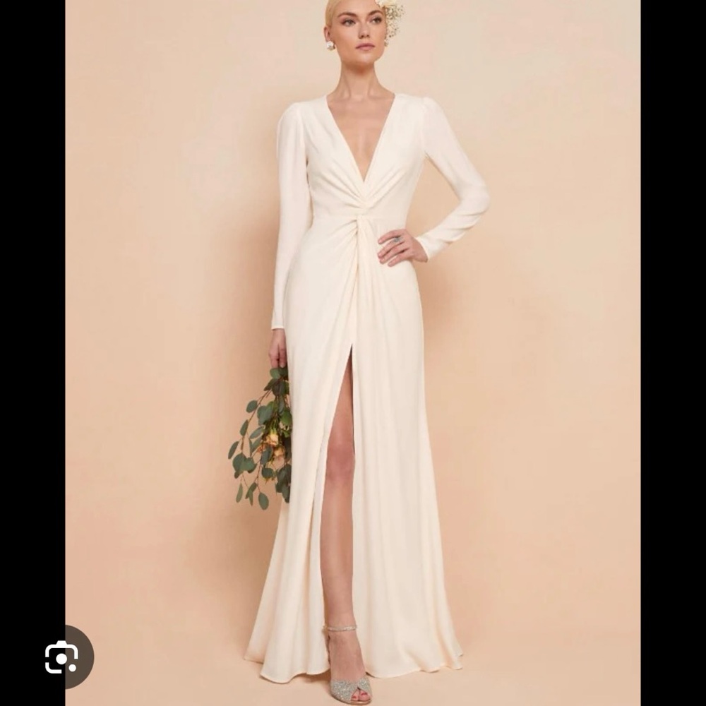 REFORMATION Gatsby Dress Size 6 Ivory